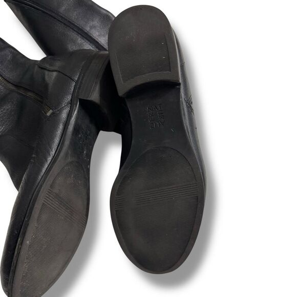 Naturalizer Jinnie Black Tassel Knee High Riding Boots Size 8.5 - Picture 10 of 11